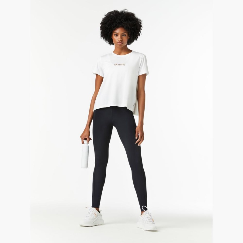 Tricko Goldbergh GROOVE short sleeve Biele | SFAWRBG-32