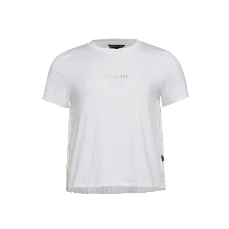 Tricko Goldbergh GROOVE short sleeve Biele | SFAWRBG-32
