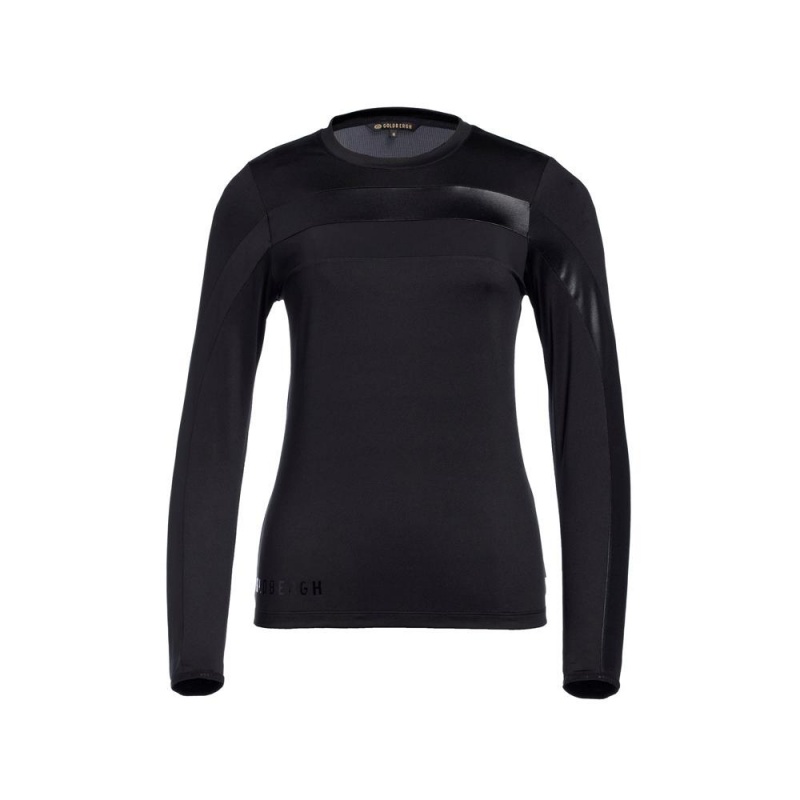 Tricko Goldbergh Jazz Longsleeve Čierne | XKQDJWZ-91
