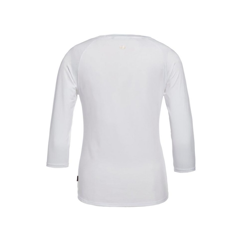 Tricko Goldbergh RAVEN 3/4 sleeve Biele | GPTLKUB-06